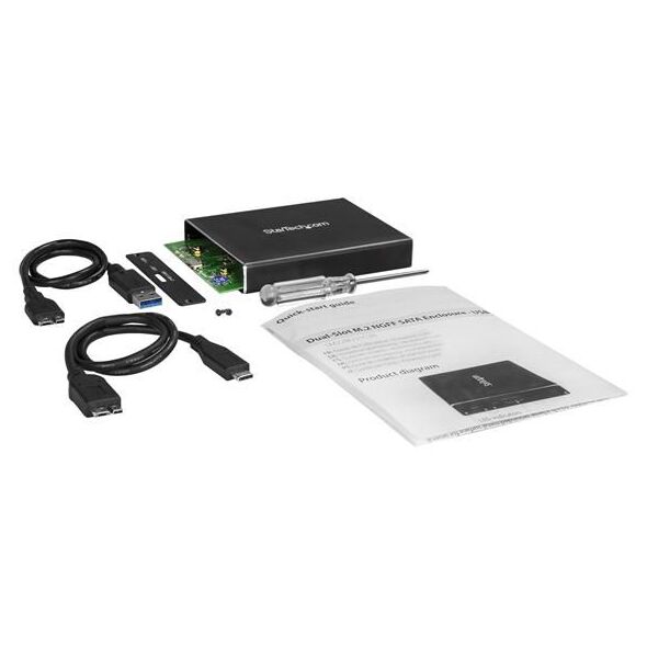 Kieszeń StarTech HDD DRIVE ENCLOSURE DUAL-SLOT - SM22BU31C3R
