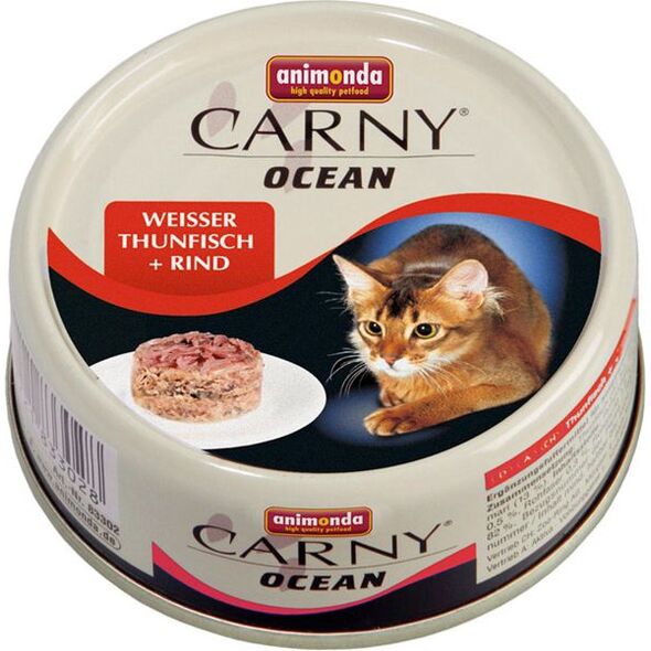 Animonda Carny OCEAN z białym tuńczykiem i wołowiną 80g