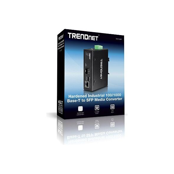 Konwerter światłowodowy TRENDnet 100/1000Base-T do SFP Media (TI-F11SFP)