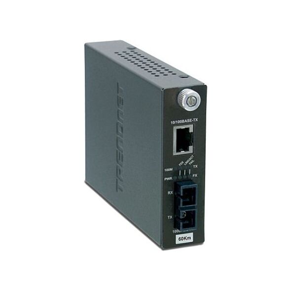 Konwerter światłowodowy TRENDnet 10/100Base-TX do 100Base-FX Single Mode SC (TFC-110S60i)