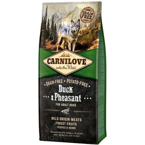 VAFO PRAHS CARNILOVE 12kg ADULT DUCK PHEASANT