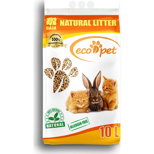 Żwirek dla kota Gaja Eco-Pet Naturalny 10 l