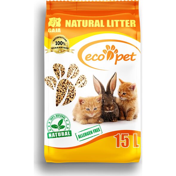 Żwirek dla kota Gaja Eco-Pet Naturalny 15 l