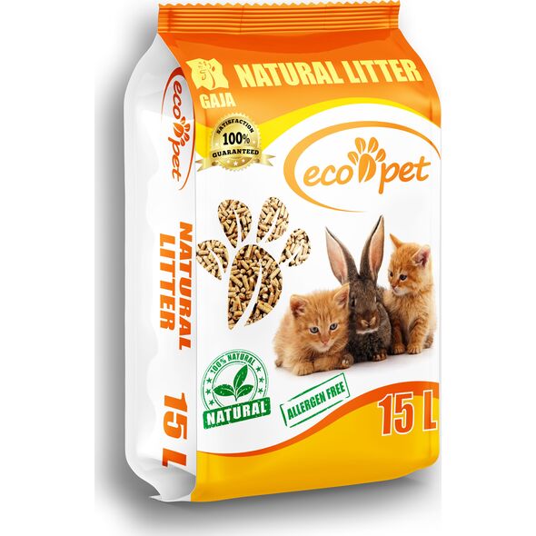 Żwirek dla kota Gaja Eco-Pet Naturalny 15 l
