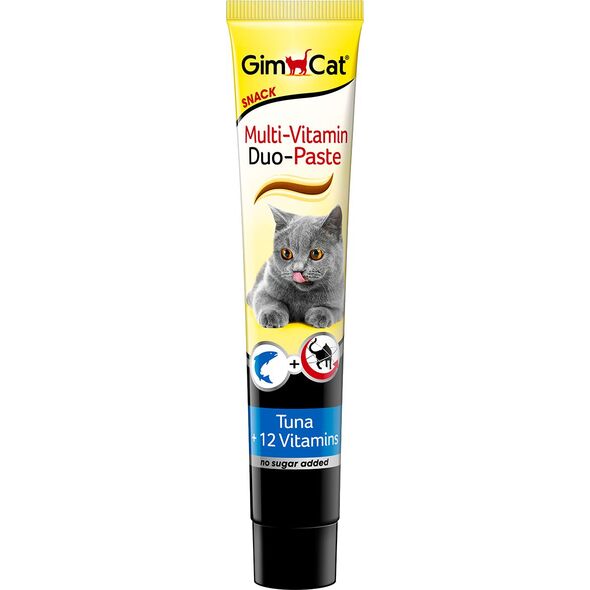 GIM CAT GIMPET MULTI-VITAMIN DUO-PASTE TUNA 50g