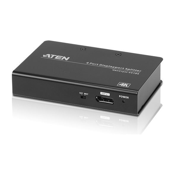 Aten Splitter, DisplayPort, 4 Port (VS194A-AT-G)