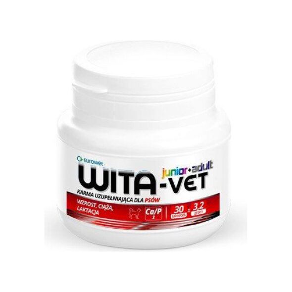 EUROWET WITA-VET 30 szt Ca/P=2 3.2g