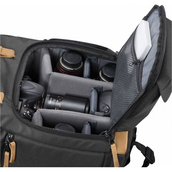 Plecak Mantona Luis Black Retro (21344)