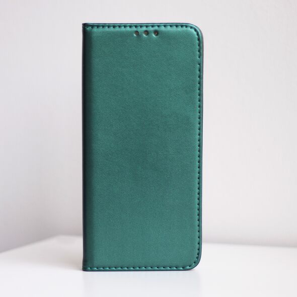 Smart Magnetic case for Samsung Galaxy S25 Ultra dark green 5906961920898