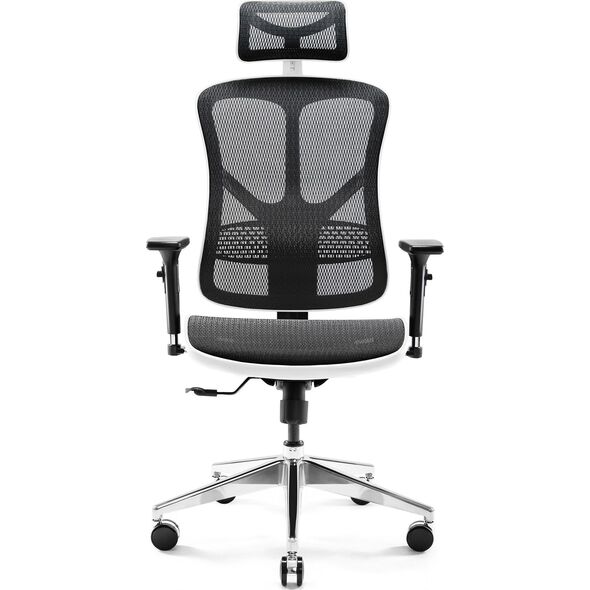 Fotel Diablo Chairs V-Basic Biało-czarny