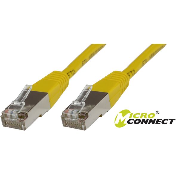 MicroConnect Patchcord S/FTP, CAT6, LSZH, 5m, żółty (SSTP605Y)