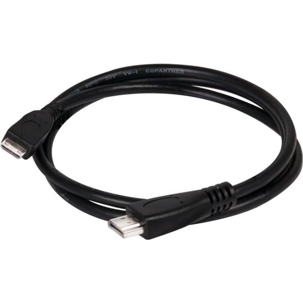 Kabel Club 3D HDMI Mini - HDMI 1m czarny (CAC-1350)