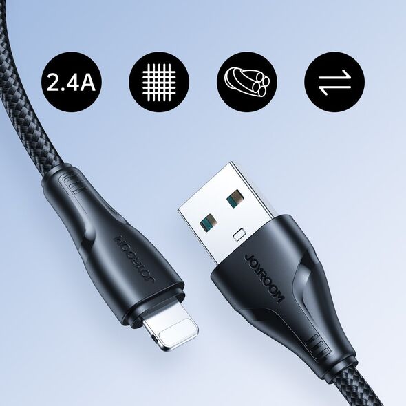 Kabel USB Joyroom USB-A - Lightning 1.2 m Czarny (JYR701)