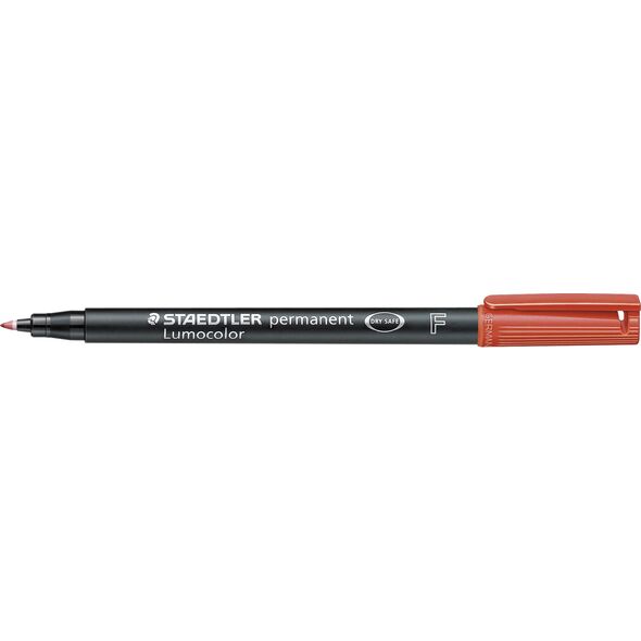 Staedtler Foliopis Lumocolor F 0,6mm czerwony (ST1110)