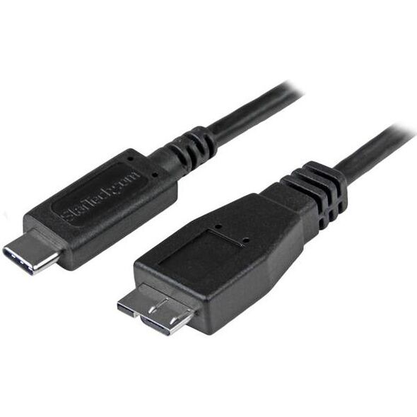 Kabel USB StarTech USB-C - micro-B 0.5 m Czarny (USB31CUB50CM)