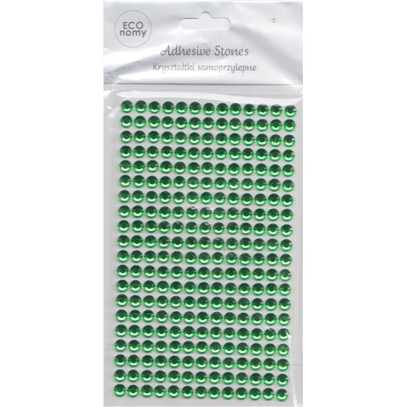 DP Craft KrysztaĹ‚ki samoprzylepne 6 mm Light Green GRKR-056