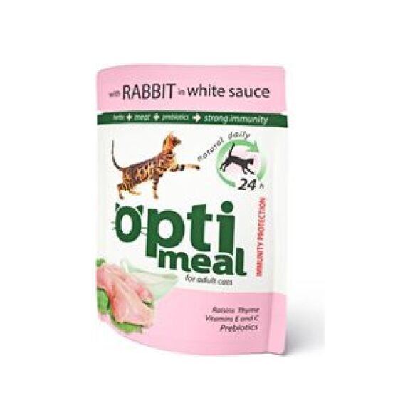 Optimeal OPTIMEAL saszetka 85g KRÓLIK W SOSIE