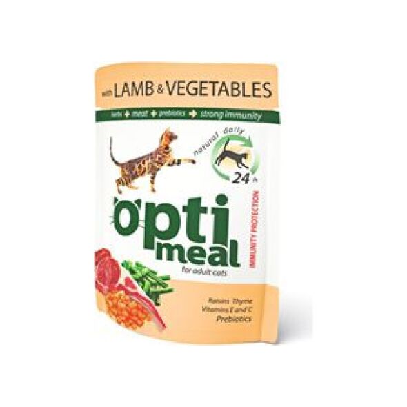 Optimeal OPTIMEAL saszetka 85g JAGNIĘCINA Z WARZYWAMI