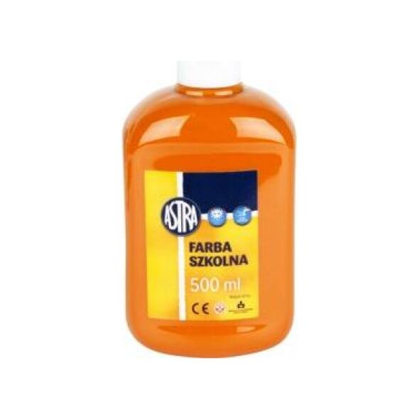 Astra Farba szkolna 500ml PomaraĹ„czowa