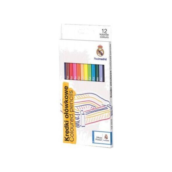 Astra Kredki 12 kolorĂłw Real Madrid Color 2
