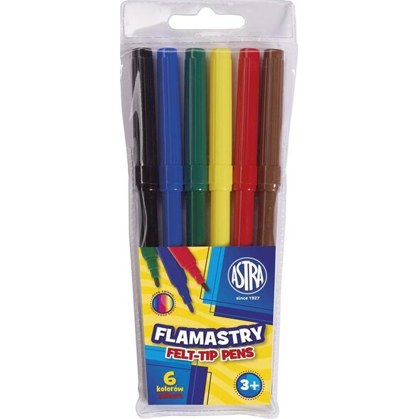 Astra Flamastry, 6 kolorów (202179)