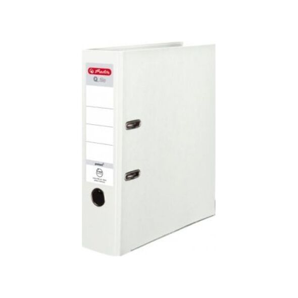 Segregator Herlitz dźwigniowy A4 80mm biały (WIKR-071324)