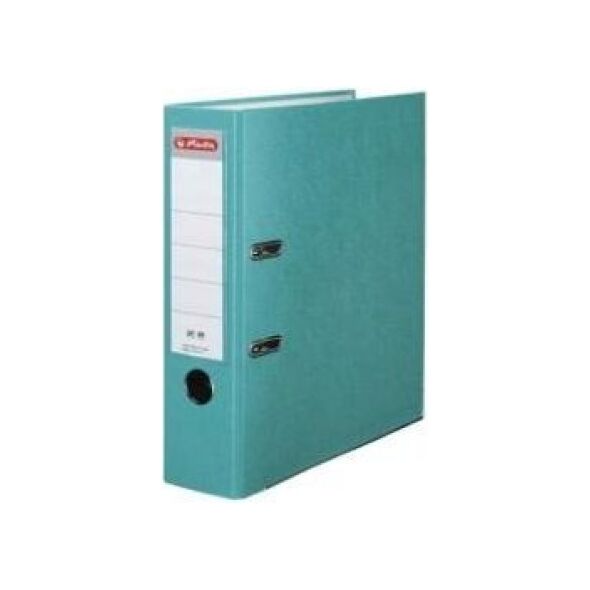 Segregator Herlitz dźwigniowy A4 80mm turkusowy (WIKR-071337)