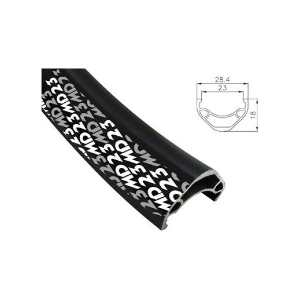Alexrims Obręcz mtb MD23 27.5"x32otw. Tubeless Ready H.tarczowy kapslowana czarna (ALX-MD23275)