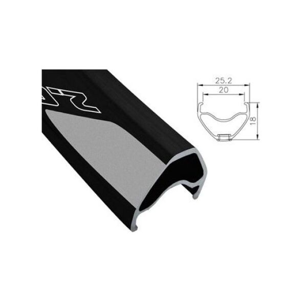 Alexrims Obręcz mtb EVO 2.0 27.5"x32otw. Tubeless Ready H.tarczowy kapslowana czarna (ALX-EVO202732)