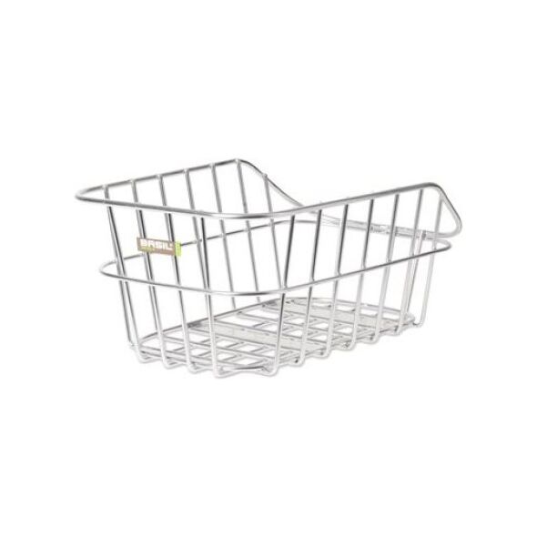 Basil Kosz na tylny bagażnik CENTO ALU Mounting set for CENTO basket, aluminiowy srebrny (BAS-11188)