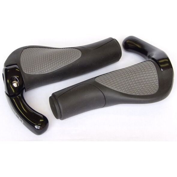 Clarks Chwyty kierownicy CLARK'S CE311 LOCK-ON ergonomiczne odpinane końcówki czarne