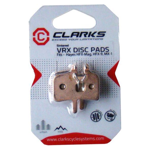 Clarks Okładziny hamulcowe HAYES (HFX-Mag, MX-1, Mag HFX-9) metaliczne spiekane