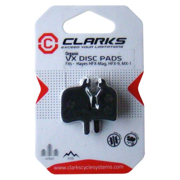 Clarks Okładziny Hamulcowe HAYES (HFX-Mag, MX-1, Mag HFX-9) Organiczne