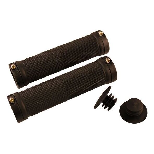 Clarks Chwyty kierownicy CLARK'S CLO201B LOCK-ON 130mm czarne klamry czarne