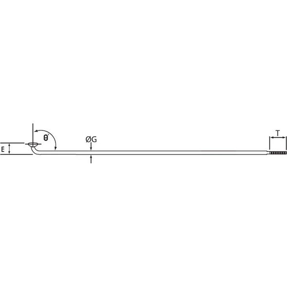 Cn Spoke Szprychy 134T 2.3-2.3-2.0 stal nierdzewna 294mm czarne 72szt.