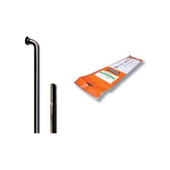 Cn Spoke Szprychy CNSPOKE STD14 2.0-2.0-2.0 stal nierdzewna 230mm czarne + nyple 144szt. - CN-STD230C
