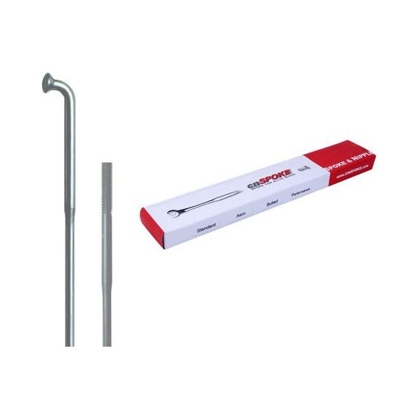 Cn Spoke Szprychy DB454 2.0-1.8-2.0 stal nierdzewna 258mm srebrne + nyple 144szt.