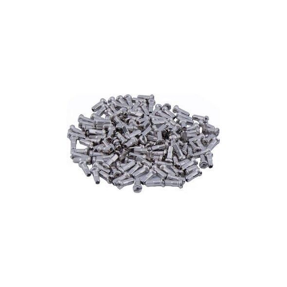 Cn Spoke Nyple AN12 12mm aluminiowe srebrne 144szt.