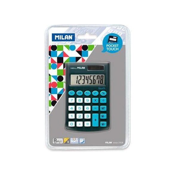 Kalkulator Milan Kalkulator kieszonkowy Pocket Touch 150908KBL czarno-niebieski