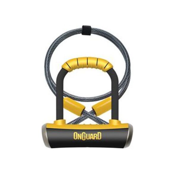 OnGuard Zapięcie rowerowe PitBull Mini DT 8008 + linka (ONG-8008)