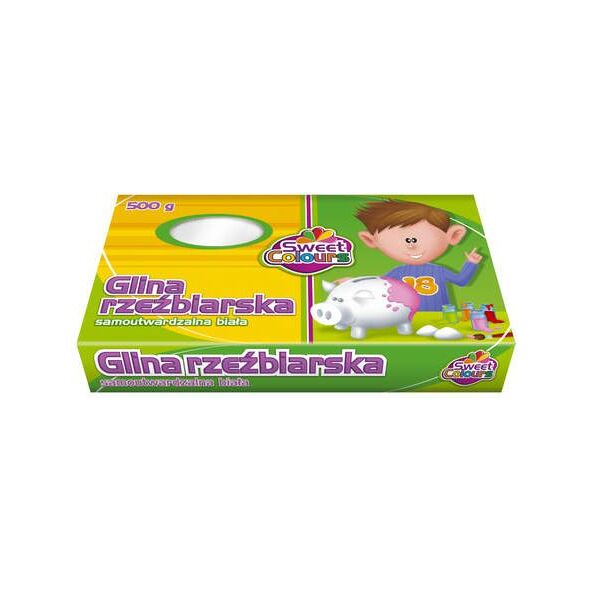 Otocki Glina rzeźbiarska samoutwardzalna biała