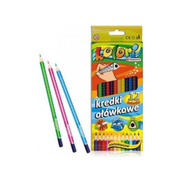 Penmate Kredki oĹ‚Ăłwkowe Kolori 12 kolorĂłw