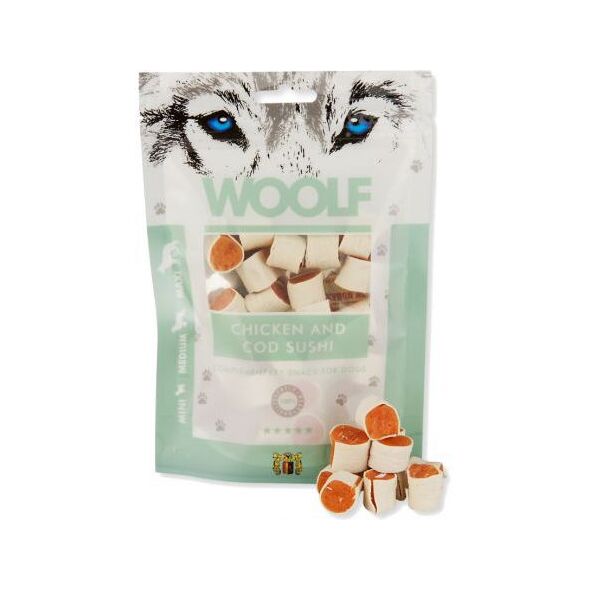 WOOLF  WOOLF 100g CHICKEN COD SUSHI