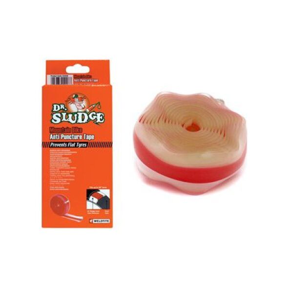 Weldtite Taśma antyprzebiciowa DR SLUDGE ANTI PUNCTURE TAPE MTB 26" 35mm czerwona (WLD-4008)