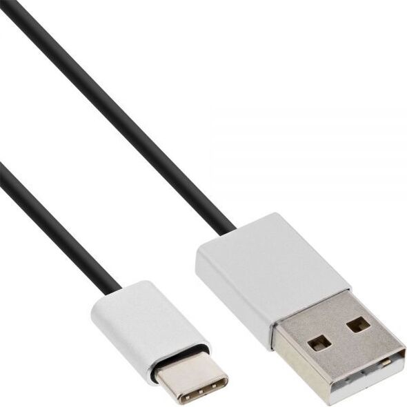 Kabel USB InLine USB-A - USB-C 5 m Czarny (35835)