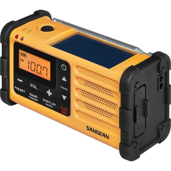 Radio Sangean Sangean MMR-88 DAB+ yellow Emergency/Crank/Solar Radio (MMR-88DAB+) - 297369