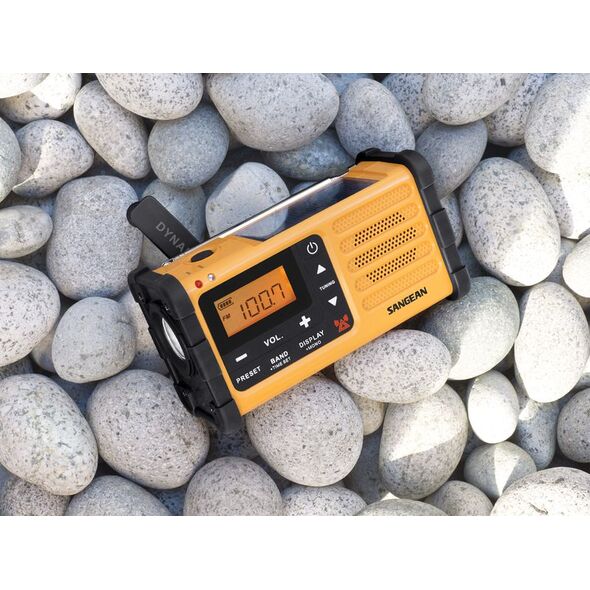 Radio Sangean Sangean MMR-88 DAB+ yellow Emergency/Crank/Solar Radio (MMR-88DAB+) - 297369