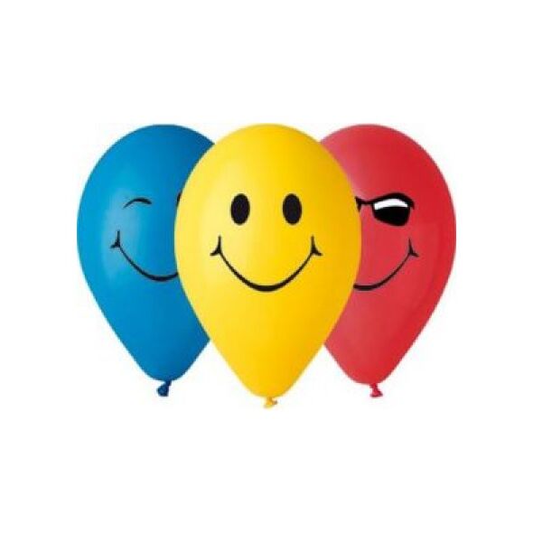 GoDan Balon 3 uśmiech - 5 sztuk