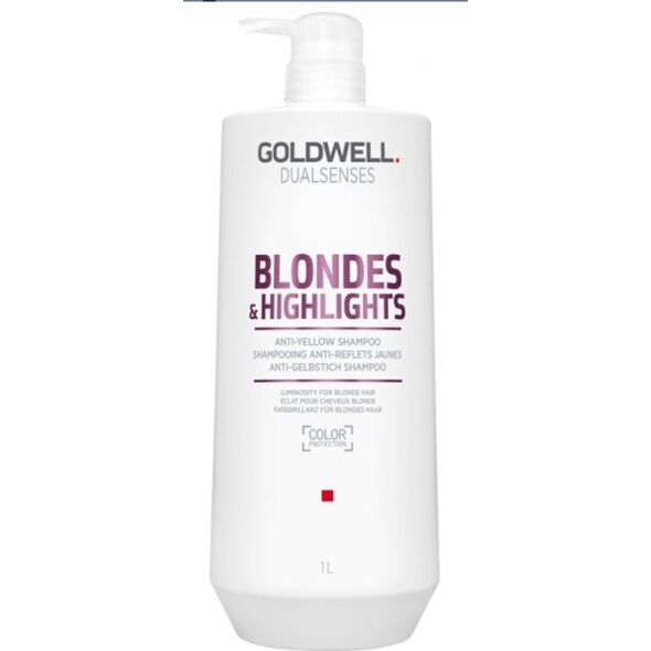 Goldwell DUALSENSES Blondes & Highlights Anty Yellow Szampon neutralizujący do włosów blond 1000 ml