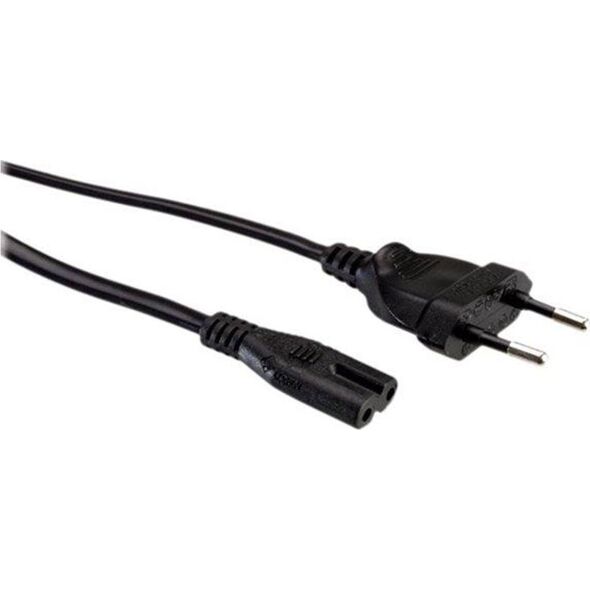 Kabel zasilający Value VALUE Power cord Euro plug 2p.BU 3m 118,11inch black - 19.99.2092